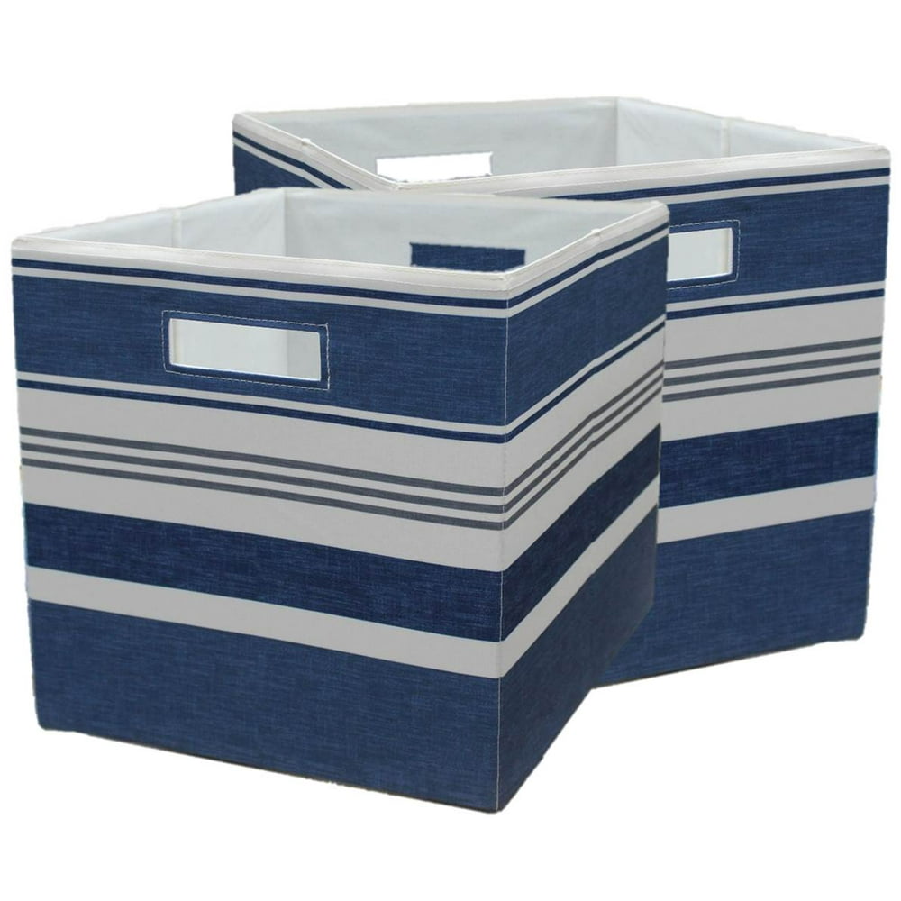 Better Homes & Gardens Fabric Cube Storage Bins (12.75" x 12.75"), Set