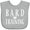 AC-Heather Grey, variant on Inktastic Bard in Training Boys or Girls Baby Bib