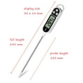 thumbnail image 4 of Meat Food Candy Thermometer, Probe Instant Read Thermometer, Digital Cooking Kitchen BBQ Grill Thermometer With Long Probe for Liquids Pork Milk Yogurt Deep Fry Roast Baking Temperature, 4 of 9