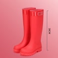 thumbnail image 6 of YUEHUA Womens Rain Boots Outdoor Casual Shoes for Women Hiking Camping Walking Comfortable Lightweight Low Heel Waterproof Anti-Slip Garden Boots, 6 of 7