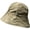 Khaki, variant on CoCopeaunts Women Bucket Hat Summer UV Protection Outdoor Caps Ladies Headwear Sunbonnet Men Fisherman Hat with Drawstring