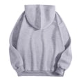 thumbnail image 4 of Womens Hoodie Grey Women's Comfy Front Pocket Hoodie Everyday Casual Pullover Sweatshirts for Women S, 4 of 4