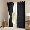 thumbnail image 3 of Homewish Retro Cheetah Pattern Blackout Curtains Set of 2 (52x84 Each),Jungle Leopard Print Window Curtains,Black Stripe Curtains and Drapes For Men Women,Luxury Bedroom Decor, 3 of 6