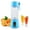 Blue, variant on Portable Mini Blender,Smoothie Blender-Two Blades, Mini Travel Personal Blender with USB Rechargeable Batteries,Household Fruit Mixer,Detachable Cup,USB Juicer Cup(Blue)