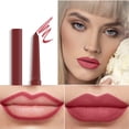 thumbnail image 2 of Rouges à Lèvres pour Femmes Crayon à Lèvres en Velours pour Femmes Lisse Longue Durée Non Collant Rouge à Lèvres Maquillage Cadeau pour Filles 0.3g Texture Longue Durée Crayon à Lèvres Rotatif pour Maquillage Parfait, 2 of 9