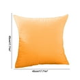 thumbnail image 3 of Amacok Neutral Decorative Pillow 18X18 Inch Velvet Throw Pillow for Bed Couch Sofa Living Room, Soft Solid Square Cushion Pillow for Couch Bed, with Insert, Set of 2, 3 of 6
