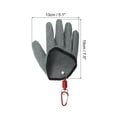 thumbnail image 2 of Uxcell Fishing Gloves with Alloy Magnet Release Fisherman Professional Non-Slip Puncture Resistant Gloves, Grey (Right), 2 of 5