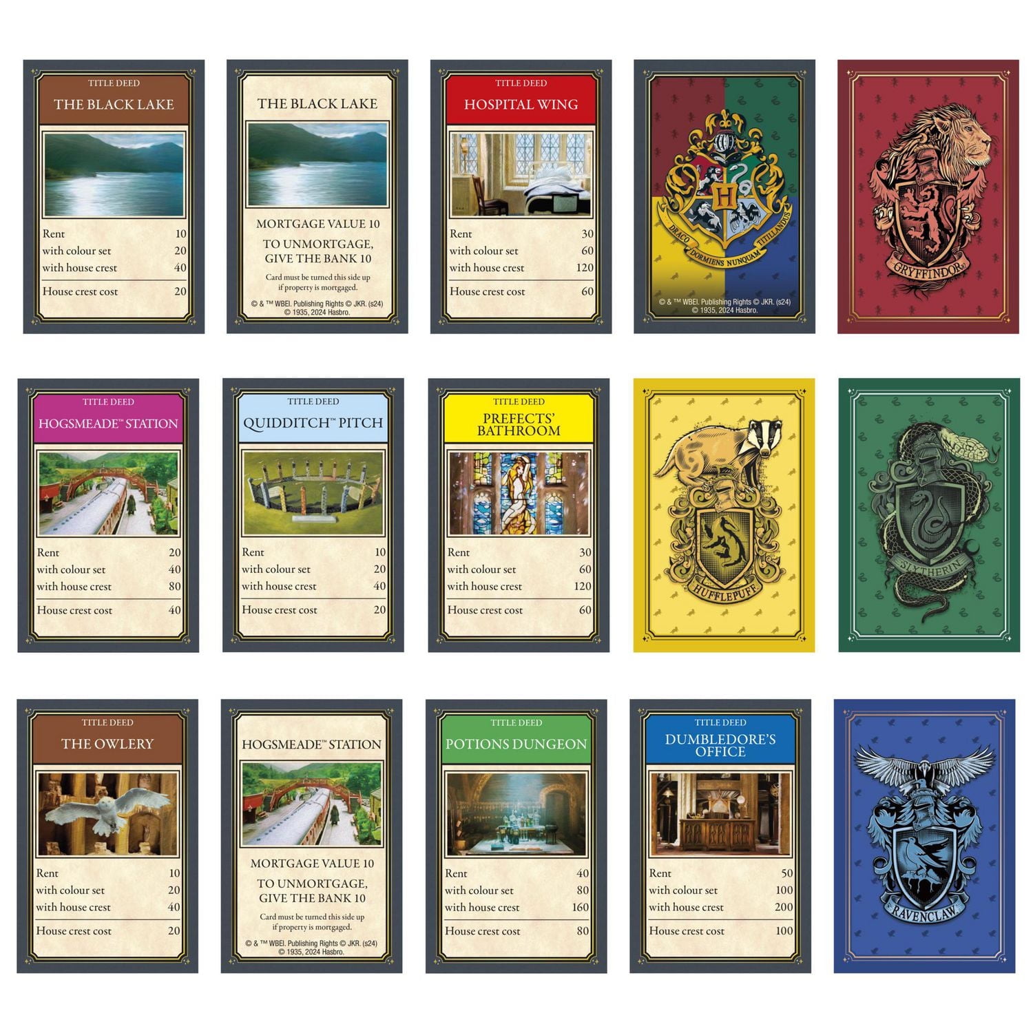 Monopoly : édition Harry Potter, jeu de plateau pour la famille pour 2 à 6 joueurs