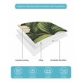 thumbnail image 5 of White Lily Flower Full Size Down Alternative Comforter, Lightweight Comforter Quilt Bedding Set with Pillow Shams Tropical Bloom Floral Green Leaf All Seasons Bed Comforter Duvet Insert 78"x90", 5 of 7