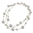 thumbnail image 1 of LYMAYTER Metal Necklace Ladies' Multi - layer Faux Pearl Sweater Necklace - Lightweight, 1 of 7