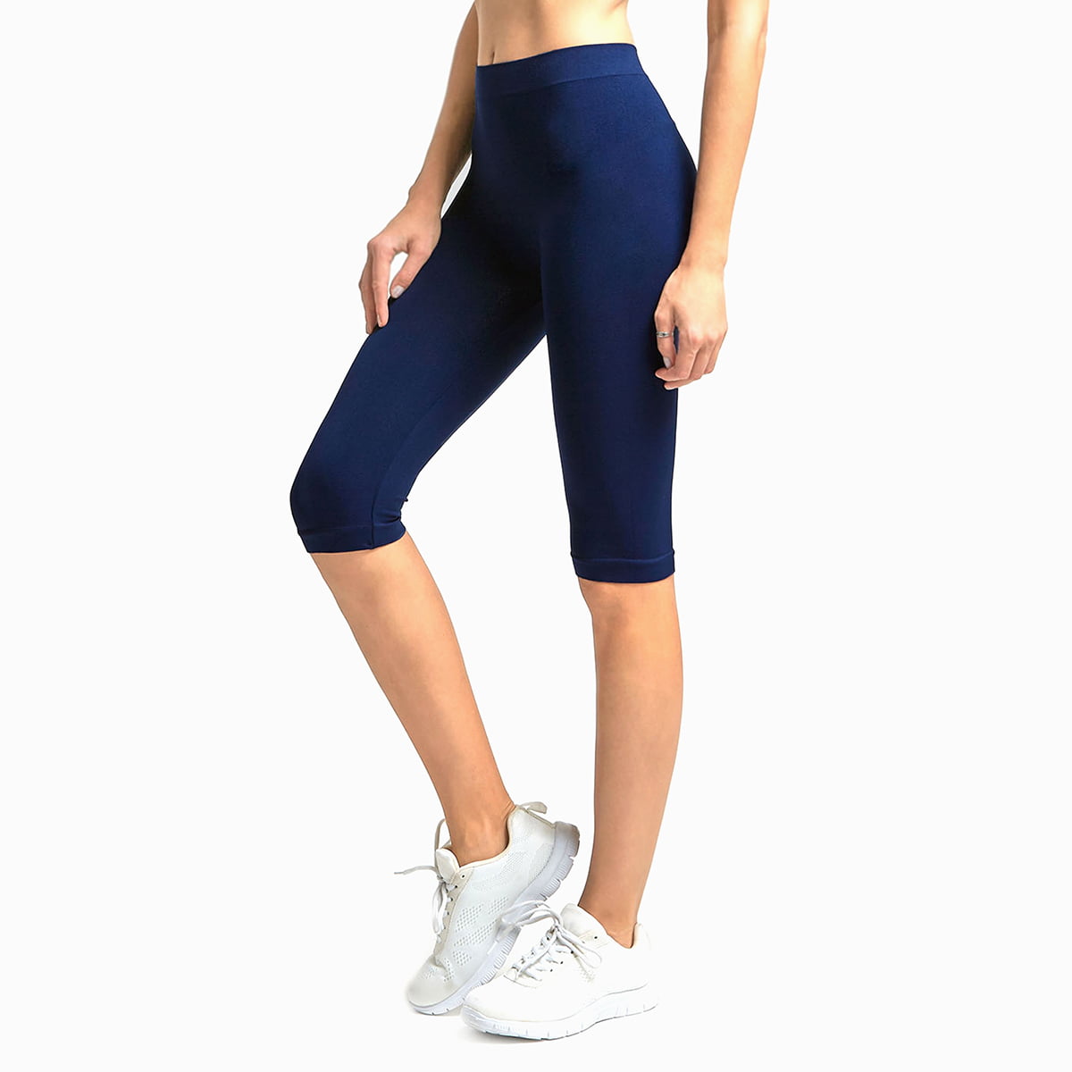 Women's Knee Length Tights Yoga Shorts Workout Pants Half Length Leggings  With Pockets Yoga Sets, Shorts, Yoga Wear, Legging - Buy China Wholesale  Sports Wear $5.9