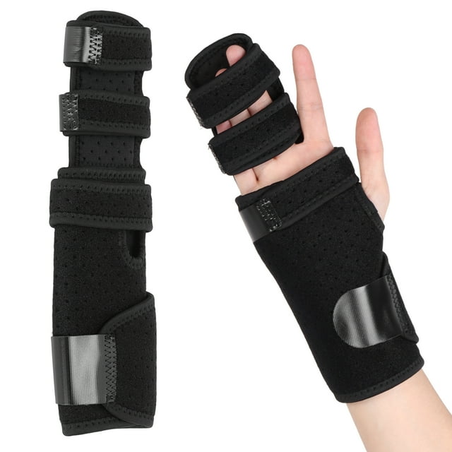 Finger Brace, Trigger Finger Splint Professional Comfortable Adjustable for Sprained Finger for Finger Fracture for Finger Pain for Home for Finger Break Left Hand,Right Hand