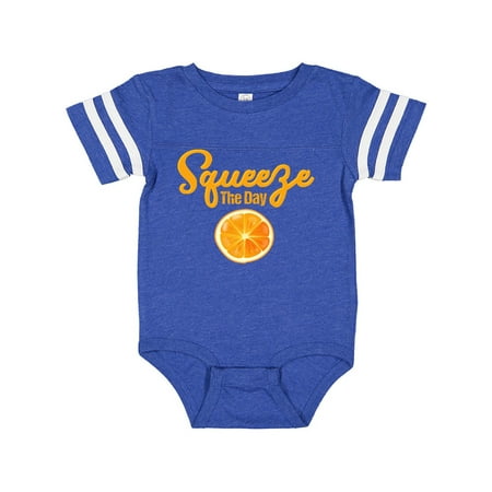 

Inktastic Orange Squeeze The Day Gift Baby Boy or Baby Girl Bodysuit