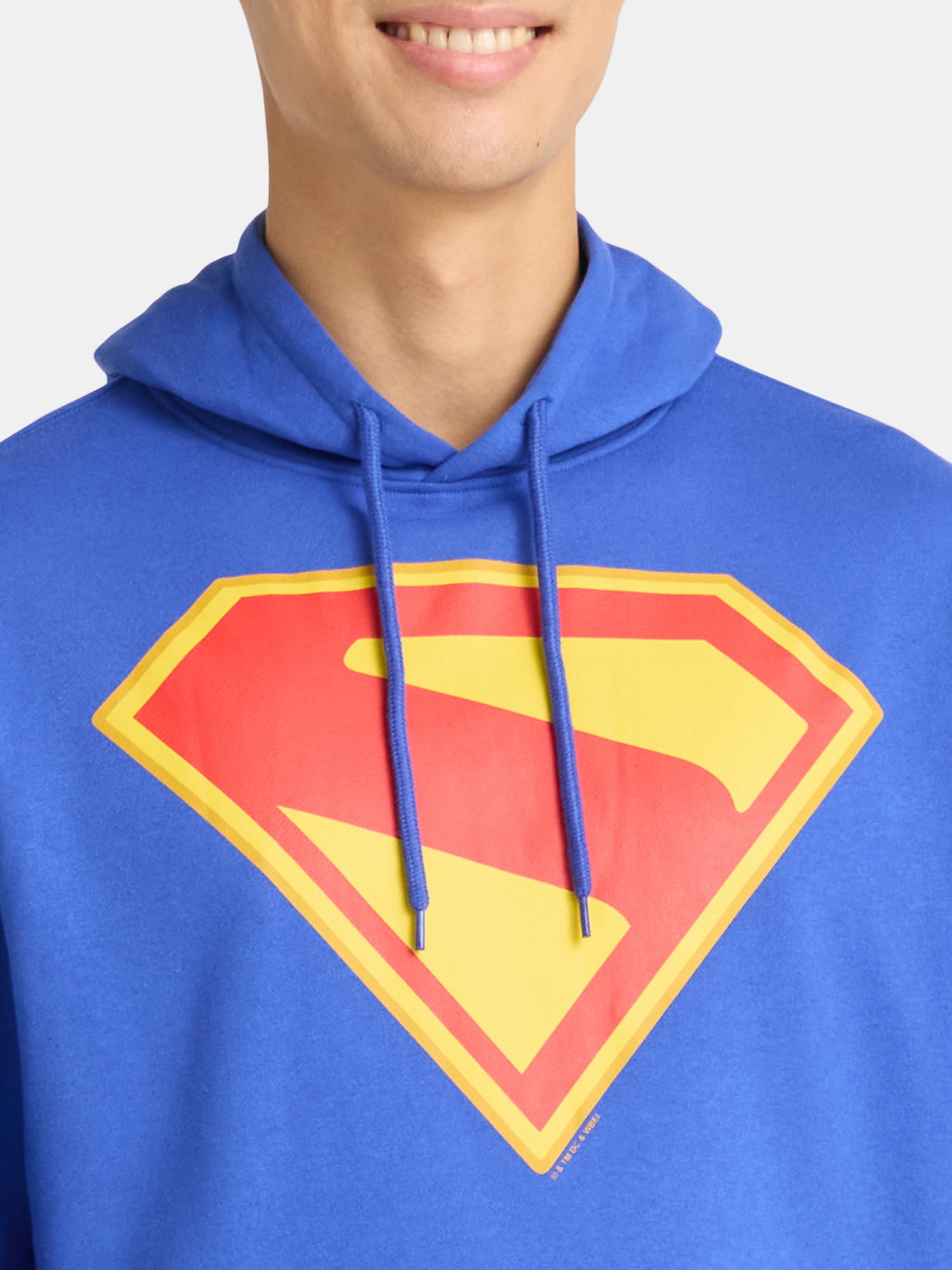 Superman Men's and Big Men's Shield Graphic Hoodie, Sizes S-3XL