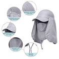 thumbnail image 3 of Outdoor Sport Hiking Visor Hat Protection Face Neck Cover Fishing Sun Protection, 3 of 7