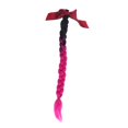 thumbnail image 3 of Casco Pelo Casco Gradiente Rampa Casco s con Succión Ombre negro a fucsia Zulema Casco de caballo trenzado, 3 of 7