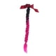 thumbnail image 3 of Casco color ombré con lazo, casco con cola de caballo Ombre negro a fucsia, 3 of 7