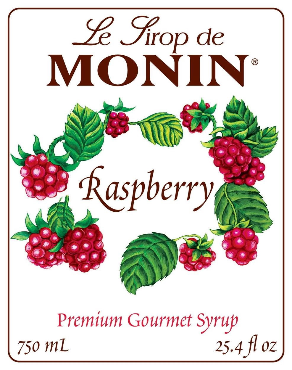 Monin Raspberry Syrup