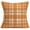 Orange Check, variant on Orange Buffalo Plaid Pillow Covers Fall Decor Farmhouse Decoration Throw Pillow Cases Autumn Harvest Thanksgiving Day Cushion Cover for Outdoor Sofa Couch 20x20 Inch (A003)