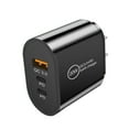 thumbnail image 1 of Chargeur Rapide USB C 20W Double 2 Ports PD + Chargeur Mural Support, 1 of 5