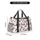 thumbnail image 3 of Easygdp Christmas Plaid Moose Bolsa de Gimnasio, Bolsa de Viaje Duffel, Bolsa de Fin de Semana con Compartimentos, Bolsa de Mano para Noche, 3 of 7