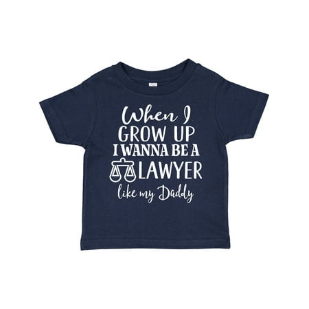 

Inktastic Future Lawyer Like Daddy Gift Toddler Boy or Toddler Girl T-Shirt