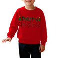 thumbnail image 3 of YunPes Kids Boys Girls Christmas Santa Sweatshirts Fleece Hoodies Funny Reindeer Graphic Long Sleeve Xmas Sweatshirt, 3 of 6