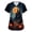 Black #015, variant on Halloween Scrub Tops for Women Plus Size Funny Short Sleeve Spooky Spider Cobweb Printed Scrubs Horror V Neck Scrub Shirts Nursing Uniform Medical Nurse Workwear with Pockets, L