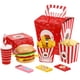 thumbnail image 1 of Juego de comida de juguete para niños: hamburguesas, patatas fritas y accesorios de cocina. Incluye accesorios para juegos de rol., 1 of 7