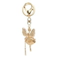 thumbnail image 2 of Keychain Pink Alloy Dancing Girl Shape Key Chain Gift Car Decorative Pendants, 2 of 8