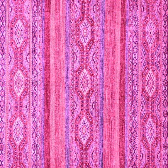 Ahgly Company Indoor Square Southwestern Pink Country Area Rugs, 6' Square
