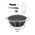 thumbnail image 3 of Parrilla de carbón coreana para acampar, soporte compacto para estufa, ideal para exteriores y patios. con rejilla para ollas, 3 of 9