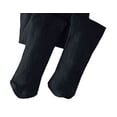 thumbnail image 4 of Sierra Socks Women Big Girls Cotton Plain Tight W5073 (Tall, Black), 4 of 5