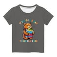 thumbnail image 1 of TopLLC Manches Courtes Col Rond Blouses & Chemises Chemises pour Enfants T-Shirt Graphique Manches Courtes Col Rond Crop Top pour 3-14 Ans Filles et Garçons T-Shirt Tee Blouse Fille, 1 of 4
