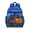 Blue-60, variant on Trippy Abstract Geometric School Backpack Adjustable Padded Straps Chest Buckle Spacious Durable Backpack For Elementary School