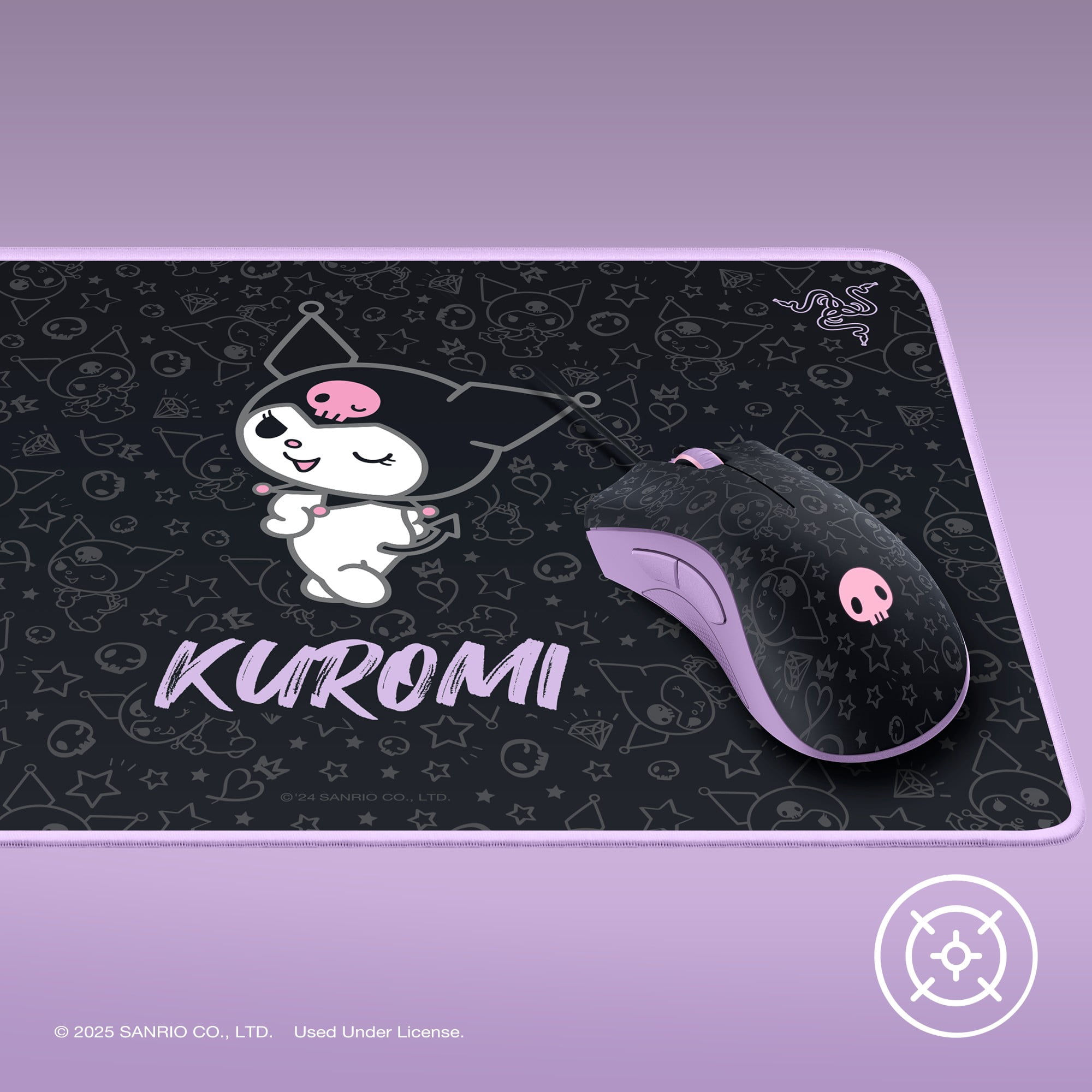 Razer DeathAdder Essential Ergonomic Wired PC Gaming Mouse, Kuromi Edition