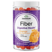 Swanson Fiber Gummies - Orange 60 Gummies