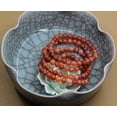 thumbnail image 4 of Angelstones Bracelet Extensible Unisexe en Perles Rondes de 6 mm avec Pierre Précieuse d'Agate de Feu et Crabe Rouge Naturel, 4 of 5