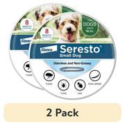 (2 pack) SerestoVet-Recommended 8-Month FleaTick Prevention Collar for Small Dogs under 18 lbs