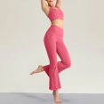 thumbnail image 6 of MVRLSH Womens Yoga Pants Soft High Waist Flared With Side Pockets for Daily Leggings for Women Running Gym and Workout Red - XXL, 6 of 7