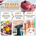 thumbnail image 3 of NutriChef NCIM30 - Frozen Dessert Maker - Electric Soft Serve & Sorbet Machine (Frozen Yogurt, Ice Cream, Sorbet), 3 of 7