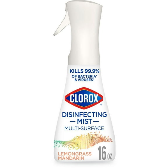 2X - Clorox Lemongrass Mandarin Ready-to-use Disinfecting Mist - 16 fl oz