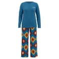 thumbnail image 4 of Wrangler Women's & Women's Plus Long Sleeve Top and Flannel Pajama Bottom, 2-Piece Set, 4 of 12