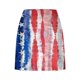 thumbnail image 4 of Faldas de Verano para las Mujeres Impresión Hoja Plisado Tenis Atlético Elástico Pantalones Cortos, Falso Dos Piezas Pantalones Falda para Diario, 4 of 6