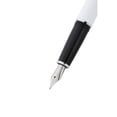 thumbnail image 3 of Cross Lume Medium Nib Fountain Pen with Polished Chrome Appointments and Polished Stainless Steel - Porcelain White, 3 of 5