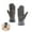 Gray, variant on Women's Thermal Lined Cycling Gloves Made of German Velvet, Windproof with Fingertip Touch Design for Winter Sports