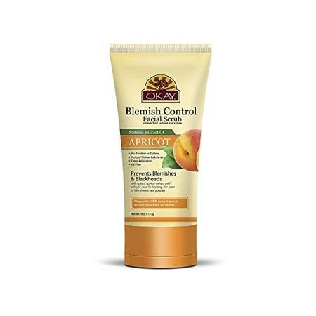 Apricot Facial Scrub For Blemish Control Removes Dirt And Oil Leaves Skin Freshly Cleansed Moisturized&Energized Helps Clear Blemishes Minimize Pores Leaves Skin Smooth Alcohol Sulfate Paraben Free Ma