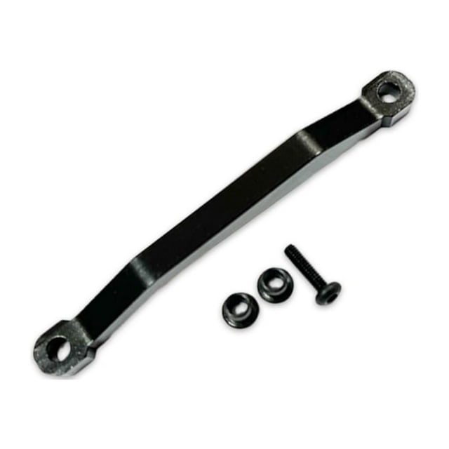 fastboy Aluminum Alloy Steering Link Rod Tie For HBX 1/24 RC 2098B Crawler Enhanced Performance Steering Black 1Set