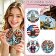 thumbnail image 5 of 3-Layer Acrylic Jigsaw Puzzle Artwork, 20x20mm Patriotic Decor Puzzle, Suitable for Home Decor, Independence Day & Holiday Gift Giving, 5 of 5