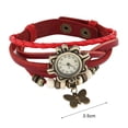 thumbnail image 5 of UDIYO Watches Faux Leather Adjustable Metal Fashion Weave Wrap Watches for Daily Wear, 5 of 7